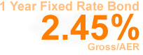 1 Year Fixed Rate Bond 2.45%